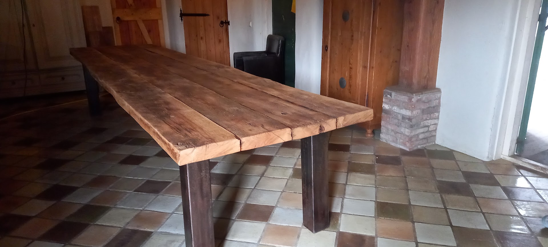 oud eiken tafel